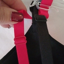 Load image into Gallery viewer, Calvin Klein 2 Pack Lightly Lined Demi Bras, Black Red, size 38B
