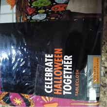 Load image into Gallery viewer, Halloween Sugar Skulls Vinyl Tablecloth 60 X 84 Oblong (Rectangle)
