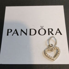 Load image into Gallery viewer, Pandora Sterling Silver Be My Valentine Pendant Heart - 390325cz
