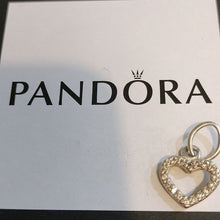 Load image into Gallery viewer, Pandora Sterling Silver Be My Valentine Pendant Heart - 390325cz
