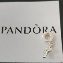 Load image into Gallery viewer, Pandora Cross Dangle Charm with Clear CZs 790355CZ

