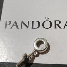 Load image into Gallery viewer, Pandora Cross Dangle Charm with Clear CZs 790355CZ
