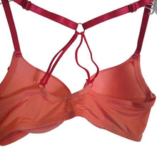 Load image into Gallery viewer, Tart Noir Collections Split X Strap Lacy Bra, Sherbert Fantasy, 36B
