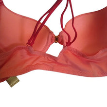 Load image into Gallery viewer, Tart Noir Collections Split X Strap Lacy Bra, Sherbert Fantasy, 36B
