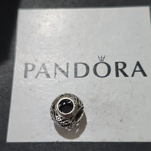 Load image into Gallery viewer, Pandora Sterling Silver Vintage Letter B Charm with Clear Zirconia - 791846CZ
