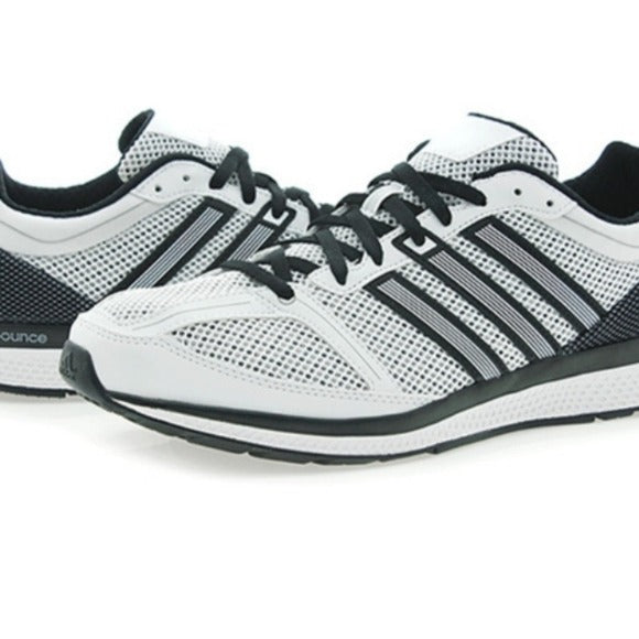 Adidas Performance Mana RC Bounce m running shoes, White/White/Black, 7.5