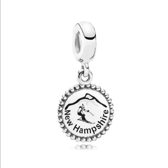 Pandora Sterling Silver New Hampshire Ski Dangle Charm ENG791169_11S