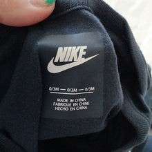Load image into Gallery viewer, Nike Baby "Coming to A Field Near You" One piece in Obsidian Blue, 0-3m
