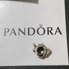 Load image into Gallery viewer, Pandora Teapot Charm Sterling Silver w/14k gold accent 790250
