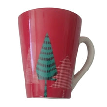 Load image into Gallery viewer, Starbucks Red Modern Christmas Trees Mug, 13.8 oz
