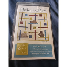 Load image into Gallery viewer, Hedgehog Row Quilt Pattern Size 27" x 27" Vanilla House Designs
