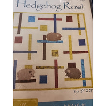 Load image into Gallery viewer, Hedgehog Row Quilt Pattern Size 27" x 27" Vanilla House Designs
