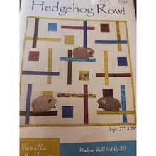 Load image into Gallery viewer, Hedgehog Row Quilt Pattern Size 27" x 27" Vanilla House Designs
