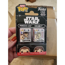 Load image into Gallery viewer, Funko Bitty Pop!: Star Wars - Bitty Pop! Princess Leia &amp; Han Solo 2-Pack
