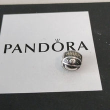 Load image into Gallery viewer, Pandora Sterling Silver Basketball Sports Bead w/ Translucent Enamel -791201en44
