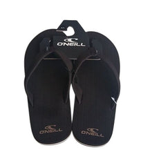 Load image into Gallery viewer, O'Neill Phluff Daddy Dark Brown Flip Flop, Size 4/5 Sandals BIG Boys sizing
