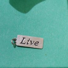 Load image into Gallery viewer, Carolyn Pollack Sterling Silver Charm Pendant Set: Live, Love, Sing, Dance

