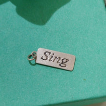 Load image into Gallery viewer, Carolyn Pollack Sterling Silver Charm Pendant Set: Live, Love, Sing, Dance
