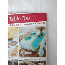 Load image into Gallery viewer, UNCUT Simplicity Table Top Accessories and Chair Pad Sewing Pattern 5530
