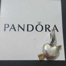 Load image into Gallery viewer, Pandora Arrow Of Love Locket Sterling Silver + 18k Charm 767816CZ
