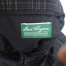 Load image into Gallery viewer, Ben Hogan Performance Plaid Golf Shorts, Black/Gray, Size 36"
