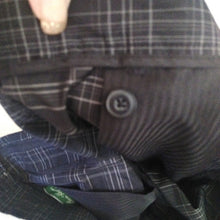 Load image into Gallery viewer, Ben Hogan Performance Plaid Golf Shorts, Black/Gray, Size 36"
