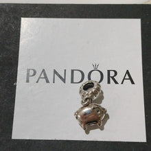 Load image into Gallery viewer, Pandora Retired Sterling Silver Piggy the Pig Animal Dangle Bead - 791094
