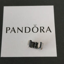 Load image into Gallery viewer, Pandora Sterling Silver Ribbed Clip Charm 790163
