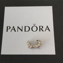 Load image into Gallery viewer, Pandora Sterling Silver Ribbed Clip Charm 790163
