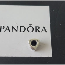 Load image into Gallery viewer, Pandora Sterling Silver 7" Snakechain Starter Bracelet w/ Letter J Charm 790323J
