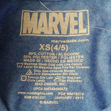 Load image into Gallery viewer, Marvel Avengers Capt. America Age of Ultron Pixelated T-Shirt, Blue Heather, XS

