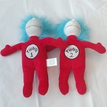 Load image into Gallery viewer, Dr. Seuss Cat in the Hat Thing 1 &amp; 2 Plush Set Kohls Cares
