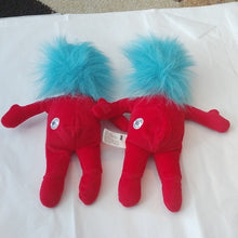 Load image into Gallery viewer, Dr. Seuss Cat in the Hat Thing 1 &amp; 2 Plush Set Kohls Cares
