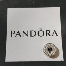 Load image into Gallery viewer, Pandora Ster Silver Wedding Anniversary Celebration Charm w/ Clear CZs -791977cz
