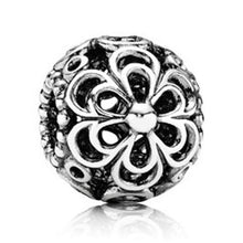 Load image into Gallery viewer, Pandora Retired Sterling Silver Picking Daises Openwork Charm - 790965
