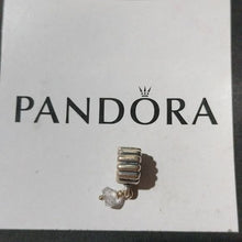 Load image into Gallery viewer, Pandora Retired Sterling Silver Quartz April Birthstone Dangle - 790166BK
