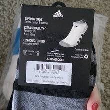 Load image into Gallery viewer, Adidas Men&#39;s Cushioned Quarter Crew &amp; Originals Low Cut White Socks 9 Pairs
