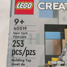 Load image into Gallery viewer, Lego 40519 New York Postcard &amp; 40468 Yellow Taxi Building Sets

