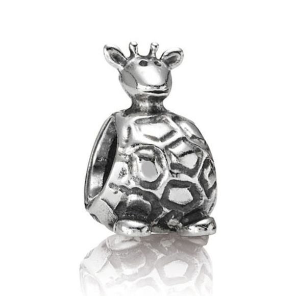 Pandora Retired Sterling Silver Giraffe Animal Bead - 790274