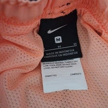 Load image into Gallery viewer, Nike Block Stripe Breaker 11&quot; Volley Swim Trunks, Blues/Orange, Size Medium
