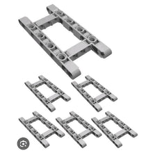 Load image into Gallery viewer, LEGO Technic 6 pcs CHASSIS FRAME LIFTARM Beam Studless 5x11 "H" Shape Part
