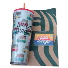 Load image into Gallery viewer, Starbucks San Diego Cold Cup + Blank Gift Card
