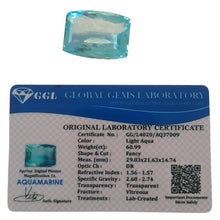 Load image into Gallery viewer, 60.99 Carats Aquamarine Gemstone, Fancy Cut

