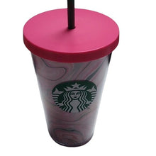 Load image into Gallery viewer, Starbucks Valentine Swirl Cold Cup 16 oz
