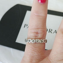 Load image into Gallery viewer, Pandora Sterling Silver Forever More Stackable Ring 190897cz, size 6.0

