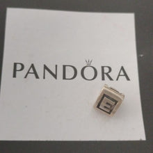 Load image into Gallery viewer, Pandora Retired Sterling Silver Alphabet Bead - Letter E - 790323E
