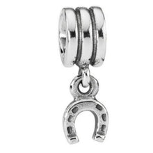 Load image into Gallery viewer, Pandora Retired Sterling Silver Bead Horseshoe Dangle - 790259
