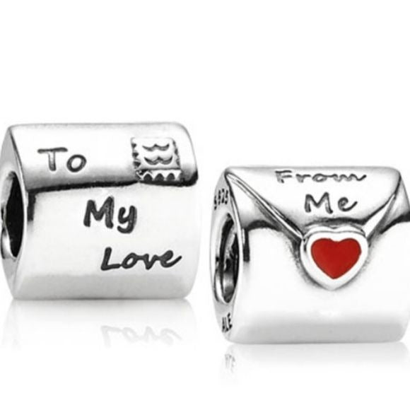 Pandora Letter to My Love Charm Sterling Silver 925 ALE 790894en