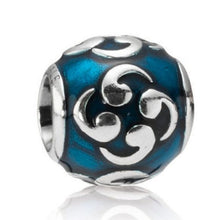 Load image into Gallery viewer, Pandora Blue Zen Enamel Charm 790491EN Sterling Silver ALE 925
