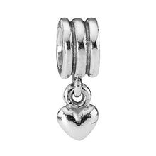 Load image into Gallery viewer, Pandora Retired Sterling Silver Heart Dangle Bead - 790276
